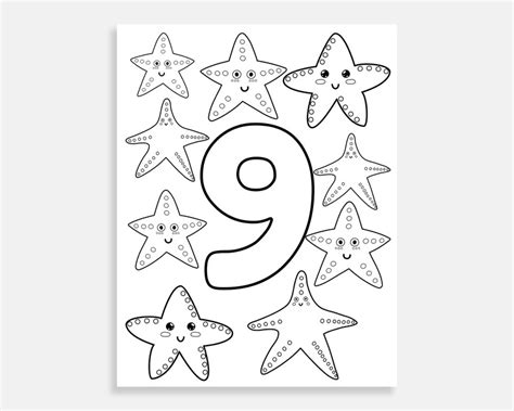 Number Coloring Pages 1-15. Preschool Activity. Toddler - Etsy