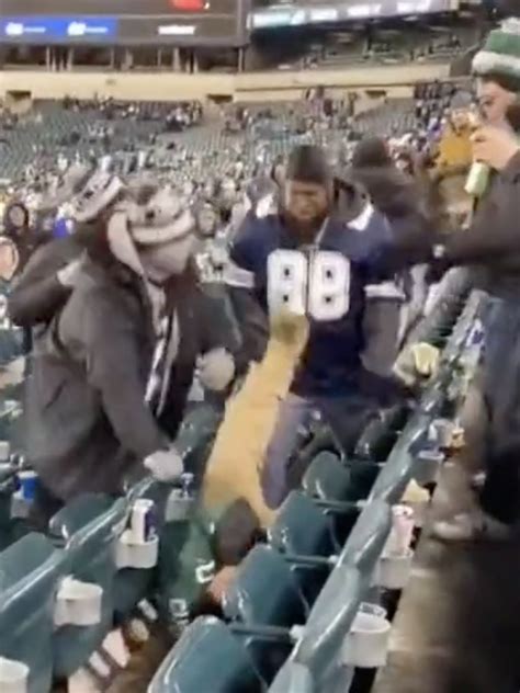 Watch Cowboys Fan Beat Up 2 Eagles Fans During Game As Bad as Eagles Were Beat During the Game ...