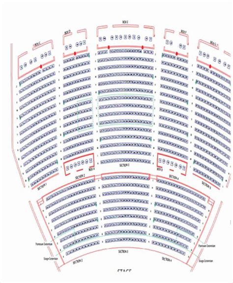 Auditorium Seating Map