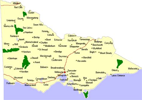 Victoria Map Pictures | Map of Australia Region Political