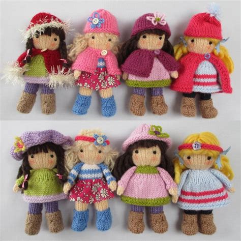 Little Belles - Small Knitted Dolls Knitting pattern by Dollytime