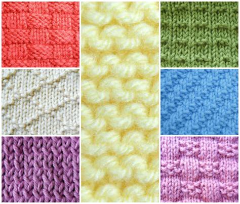 Knitting Stitch Patterns - Pretty Knitting Stitches
