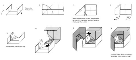 CUBE INSTRUCTIONS ORIGAMI « EMBROIDERY & ORIGAMI