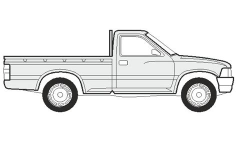 Pickup Truck Sketch at PaintingValley.com | Explore collection of ...