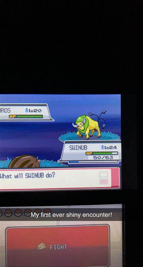 [Gen IV] Encountered my first shiny Pokémon ever in Heartgold! Can’t believe my luck! : r ...