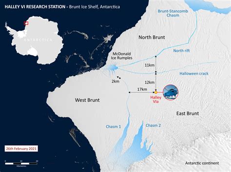 London-sized iceberg breaks off Brunt Ice Shelf in Antarctica