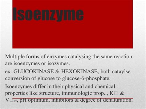 Isoenzyme