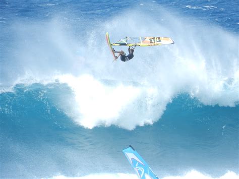 Wind Surfing Paia Bay Kahului Hawaii USA