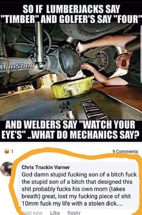 Pin by Shila Ewing on Cars and Trucks | My mechanic, Mechanic, Mechanic humor