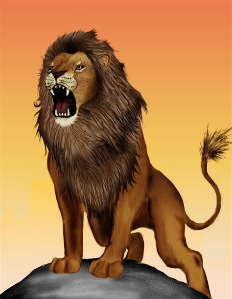 Lion Roar Drawing at GetDrawings | Free download