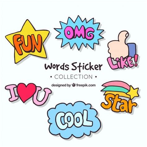 33 Aesthetic Sticker Words | Nuage Detoiles