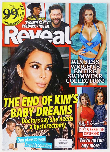 REVEAL Magazine Kim Kardashian, Jennifer Garner, Brian McFadden (11-17 Apr 2015) - magazinemix.co.uk