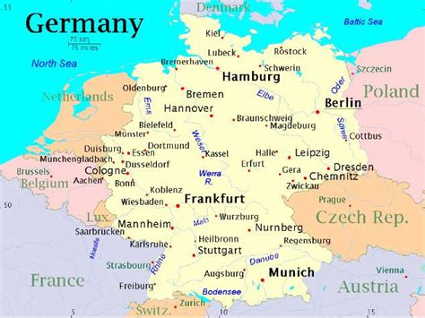 Harta Orase Germania | Harta