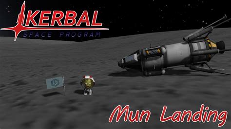 Kerbal Space Program Career Mode #1 Mun Landing - YouTube