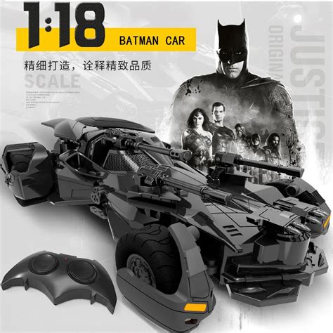 Batman RC Car 1:18 Kids Toy Gifts Rechargeable 2.4 GHz Remote Control ...