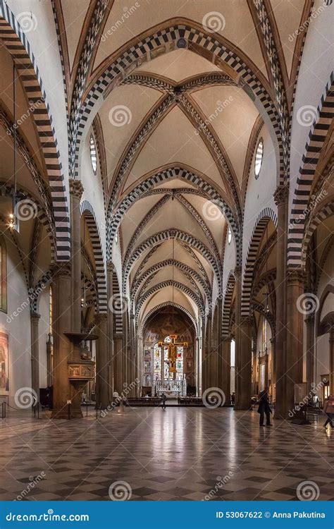 The Interior of Santa Maria Novella Church in Florence, Italy Editorial Photography - Image of ...