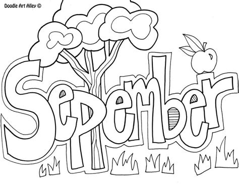 September Coloring Pages at GetColorings.com | Free printable colorings ...