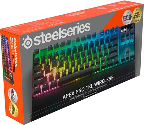 Customer Reviews: SteelSeries Apex Pro 2023 TKL Wireless Mechanical OmniPoint 2.0 Adjustable ...