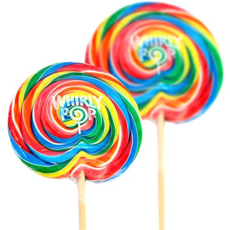 3 oz Rainbow Swirl Whirly Pop - 10-Inches • Lollipops & Suckers • Bulk Candy • Oh! Nuts®