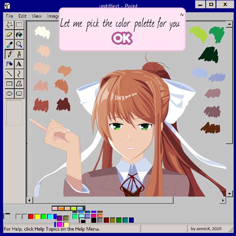 Let me pick the color palette for you : r/DDLC