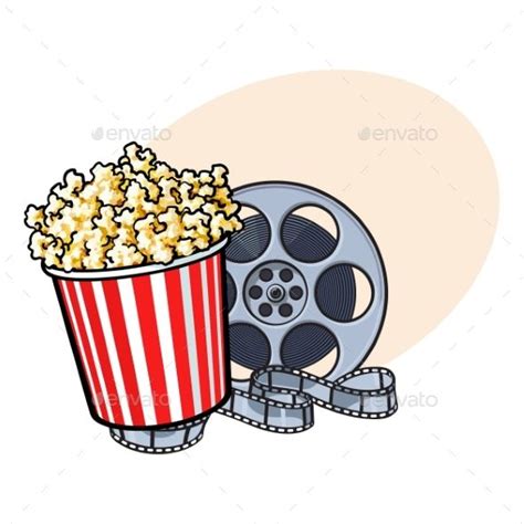 Cinema Objects - Popcorn Bucket and Retro Film | Retro film, Cinema ...