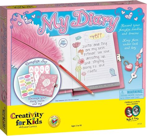 Creativity for Kids My Diary - Diary with Lock for Kids - NxDeals.com