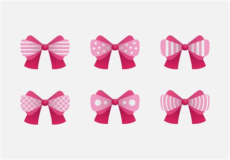 pink Hair Ribbon Pink Vector 143403 Vector Art at Vecteezy