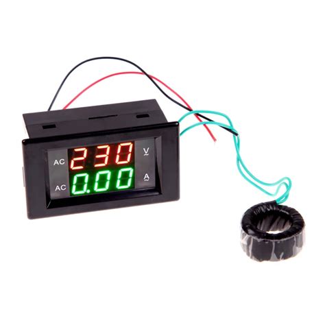 Aliexpress.com : Buy Digital Volt Ampere Amp Meter Voltmeter Gauge AC ...