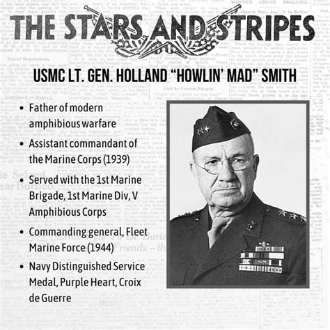 USMC Lieutenant General Holland Smith | Bryan Mark Rigg