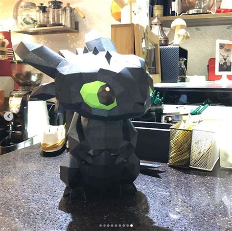 Toothless Papercraft Toothless Toothless Gifts DIY Craft - Etsy