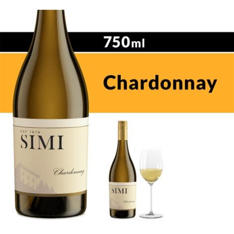 SIMI California Chardonnay White Wine, 750 ml - Fry’s Food Stores