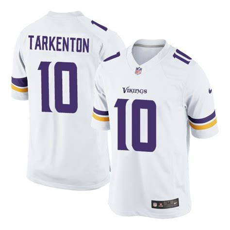 Fran Tarkenton Minnesota Vikings Nike Limited White Road Jersey