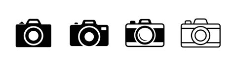 Camera icon design element suitable for website, print design or app ...