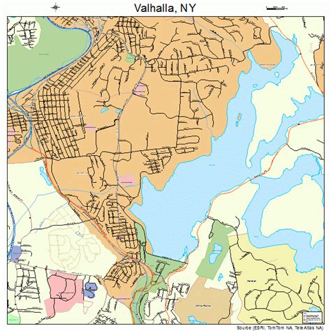 Valhalla New York Street Map 3676639