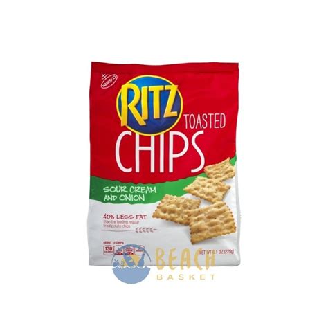 Nabisco Ritz Toasted Chips Sour Cream And Onion - Beach Basket Belize