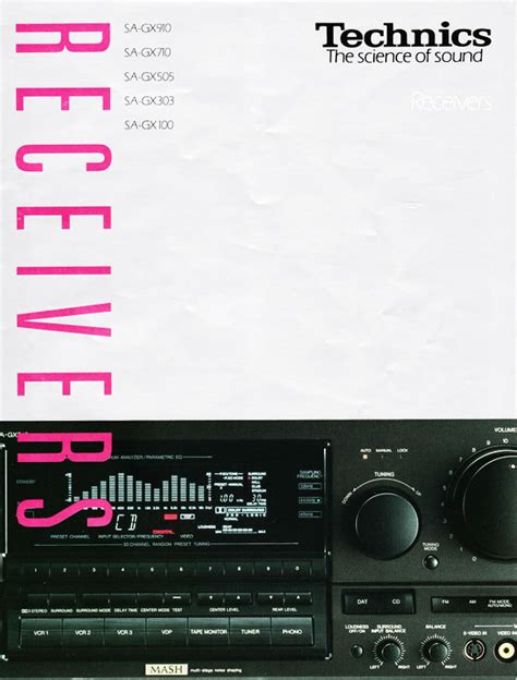 Technics Receivers Product Brochure | HiFi Engine