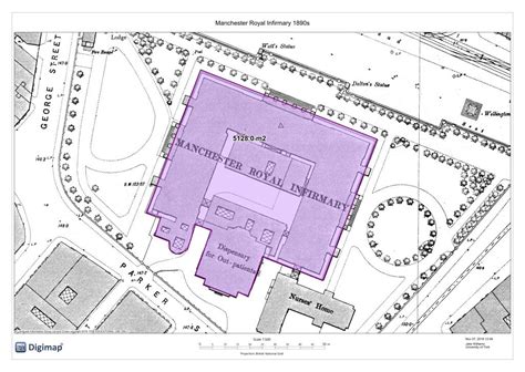 Manchester Royal Infirmary Map Of Site