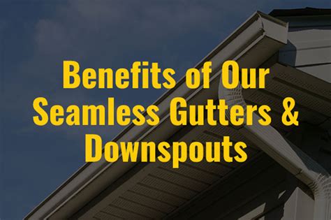 Benefits of Our Seamless Gutters & Downspouts [infographic] | Universal Home Solutions