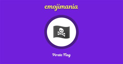 🏴‍☠️ Pirate Flag emoji Copy & Paste - Emojimania