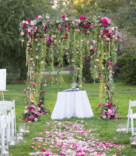 Arche de mariage pour une cérémonie laïque inoubliable - 75 idées de décoration | Outdoor ...