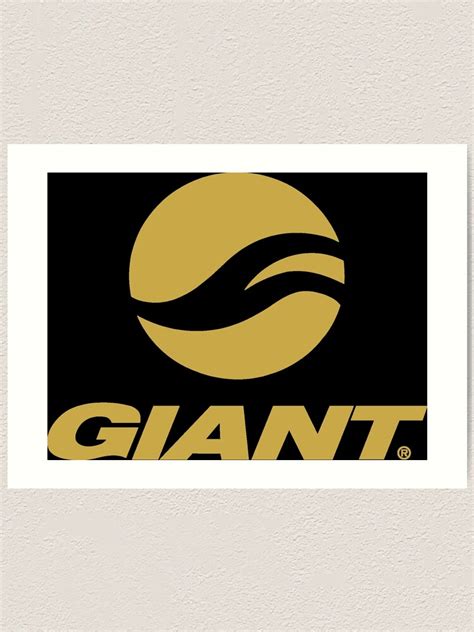 "GIANT BICYCLE - LOGO" Art Print for Sale by MyrtleLott89 | Redbubble