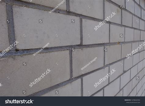 Closeup Smooth White Brick Wall Cool Stock Photo 1678642354 | Shutterstock