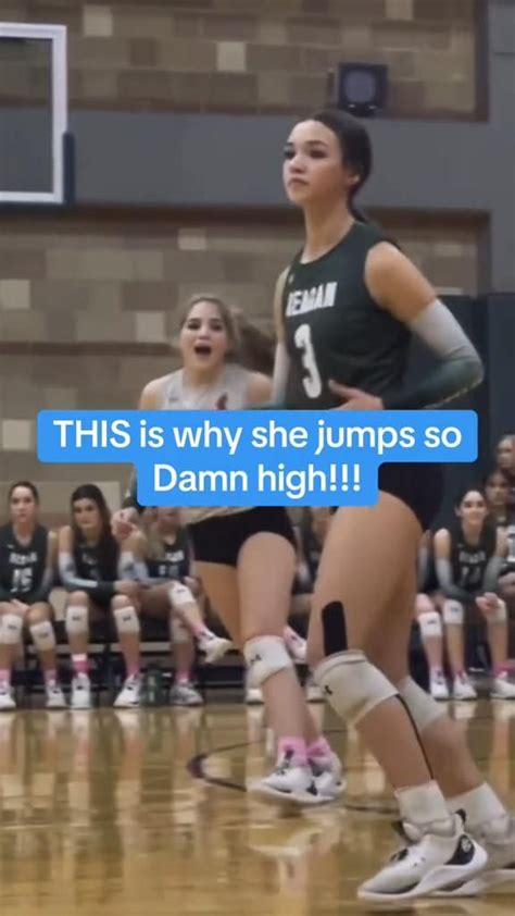 How does Mya Allen jumps so high | Volleyball workouts, Volleyball ...