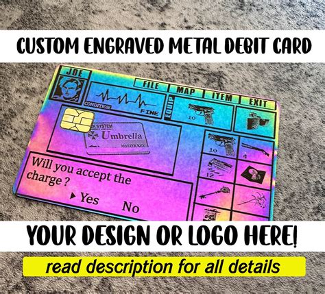 Custom Engraved Metal Debit Card Personalized Debit Card - Etsy