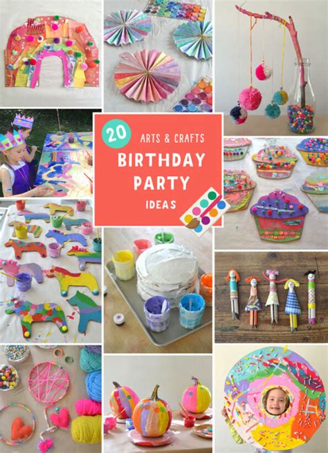 Arts and Crafts Birthday Party for Kids | My 20 Best Ideas - ARTBAR