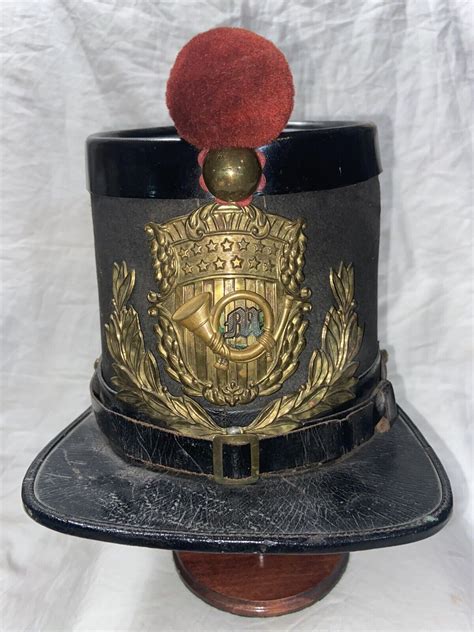 Civil War USMC Marine Corps P1859 1st Version Enlisted Shako Cap Hat Named Rare for Sale ...