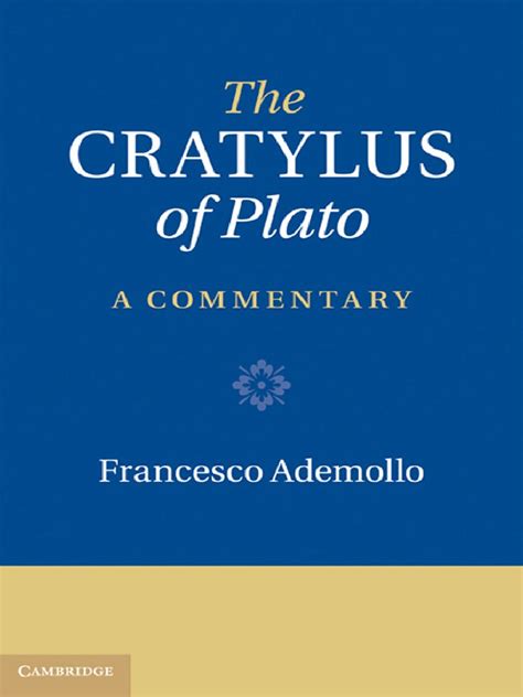 The Cratylus of Plato | Plato | Verb