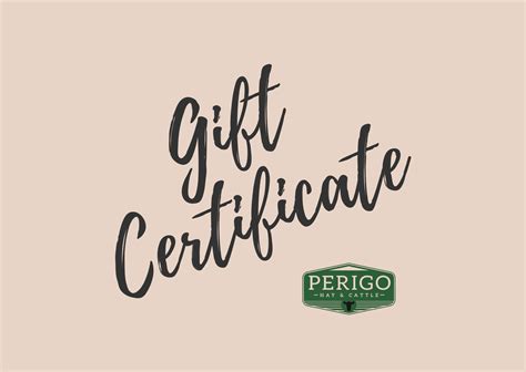 Gift Card — Perigo Hay & Cattle