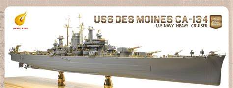 1:350 USS Des Moines Heavy Cruiser DX VERSION