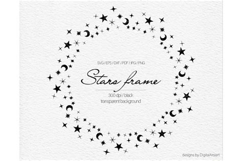 Stars frame svg Star svg Stars svg Galaxy svg Vector